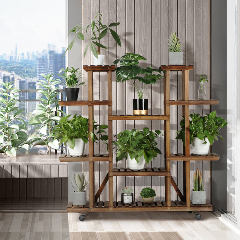 Yaheetech 6 Tier Wood Plant Stand & Reviews Wayfair.ca